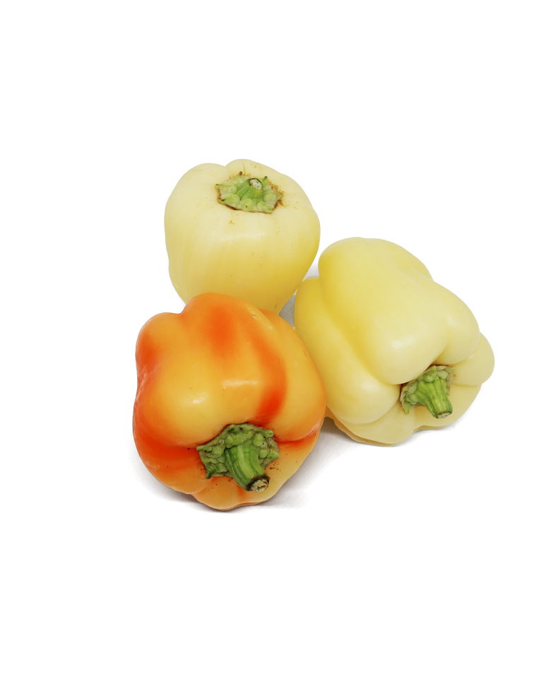 Tre peperoni bianchi