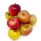 Gruppo di mele miste di diversi colori